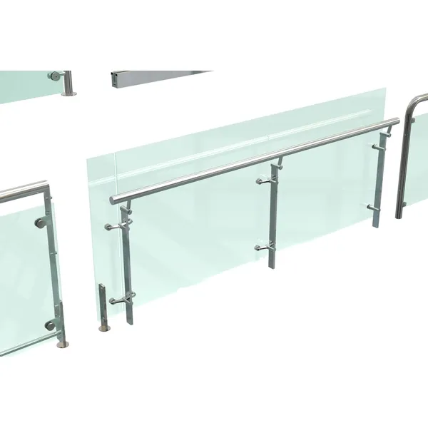 Modern Balcony Glass Railing