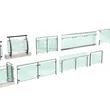 Modern Balcony Glass Railing