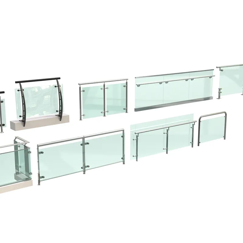 Modern Balcony Glass Railing