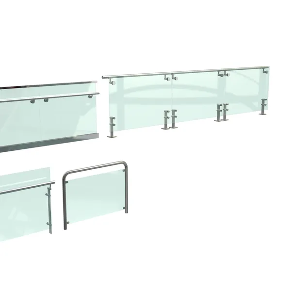 Modern Balcony Glass Railing