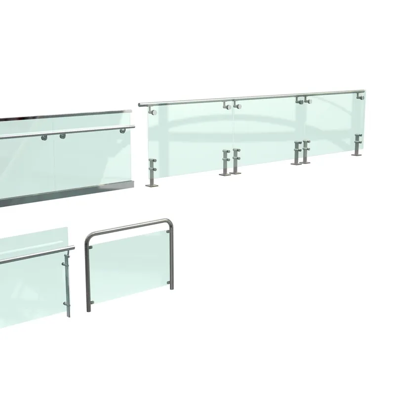 Modern Balcony Glass Railing