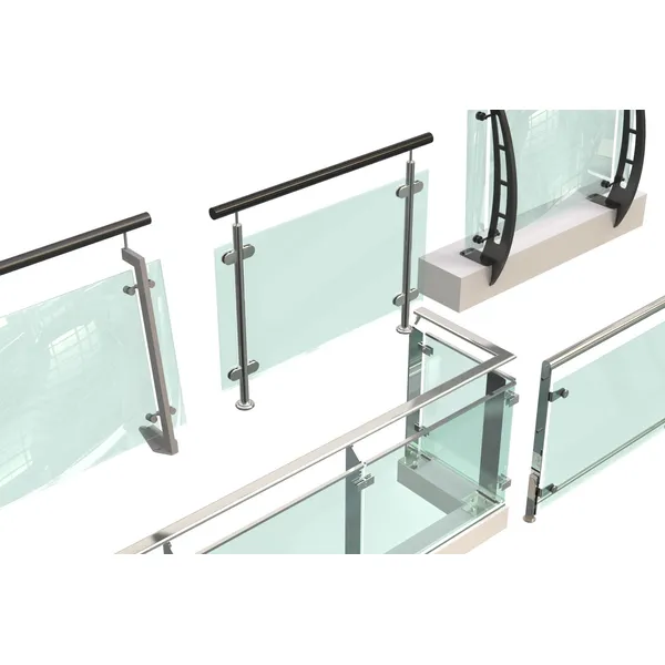 Steel Glass Design for the Balcony Railing