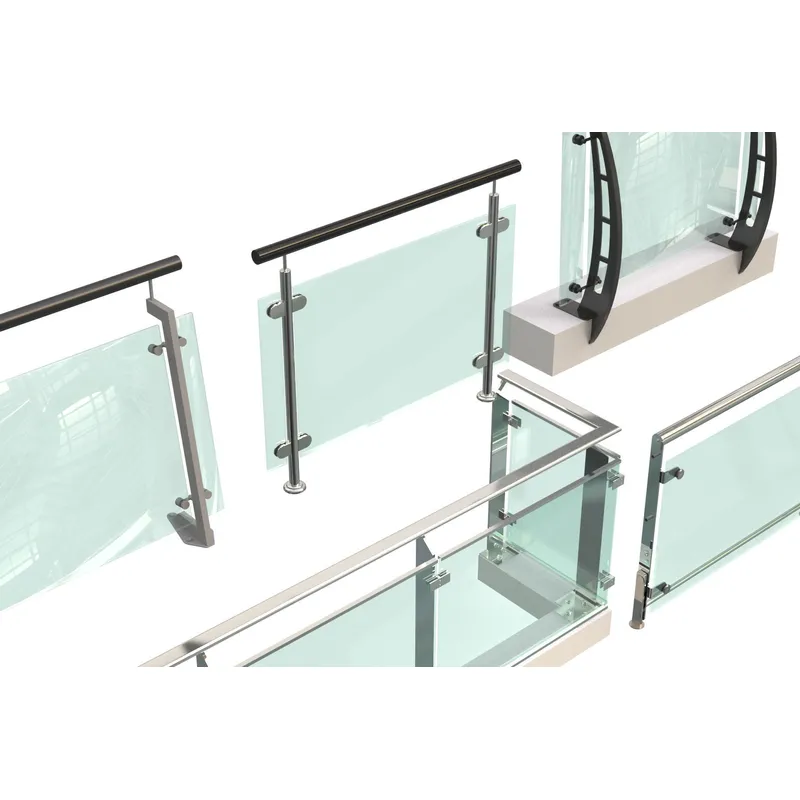 Steel Glass Design for the Balcony Railing