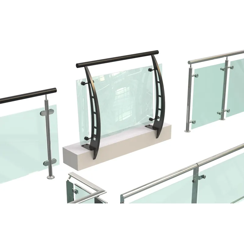 Steel Glass Design for the Balcony Railing