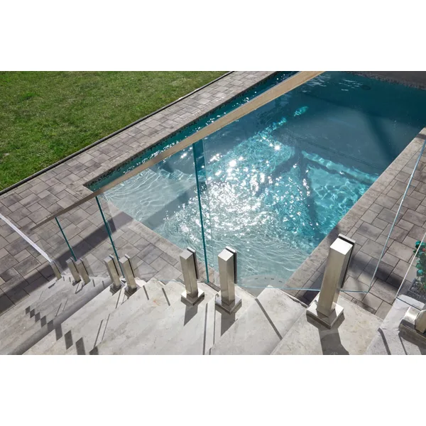 Outdoor 10-12Mm Tempered Glass Swimming Pool Fencing