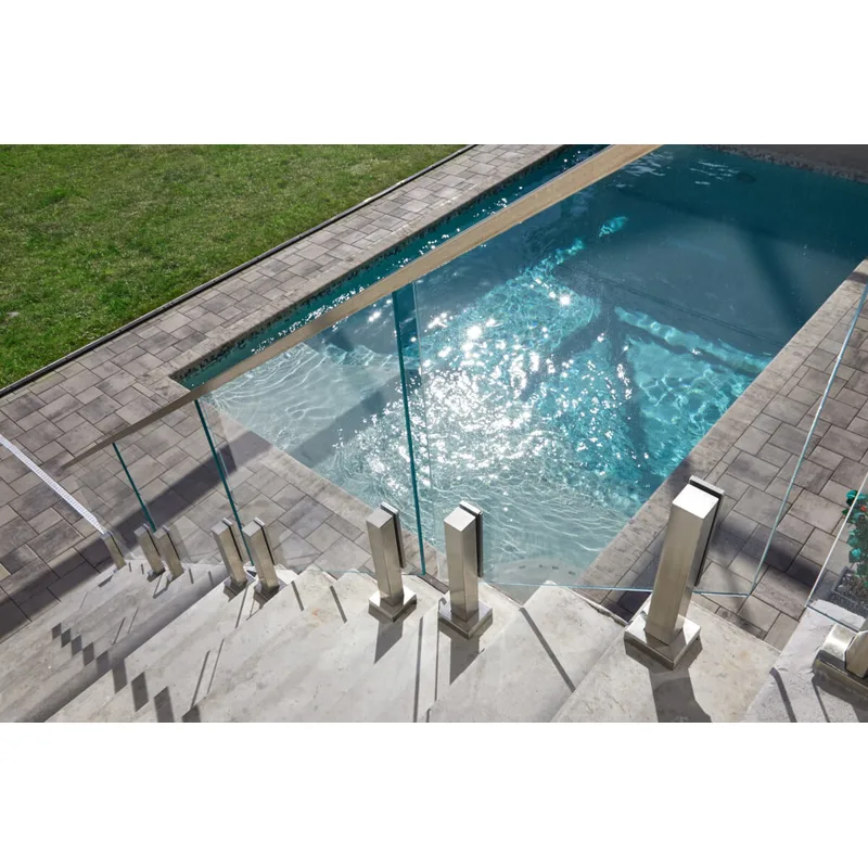 Outdoor 10-12Mm Tempered Glass Swimming Pool Fencing