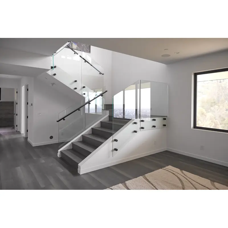 Laminated Safety Tempered Glass Railing for balustrade handrail