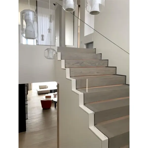 Square Frameless Glass Spigot Stair Balustrade Glass Railing