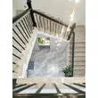 Outdoor Steel handrail wrought iron stair railing