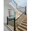 Outdoor Steel handrail wrought iron stair railing