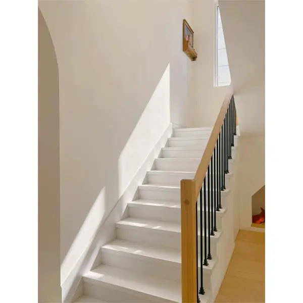 Villa stair railing handrail iron stair railing