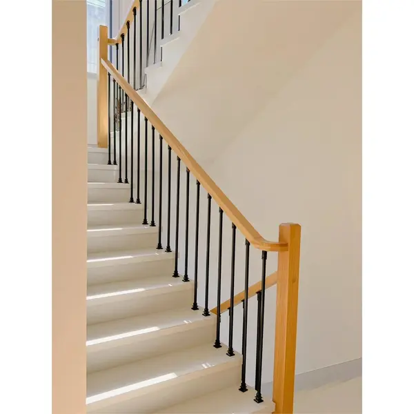 Villa stair railing handrail iron stair railing