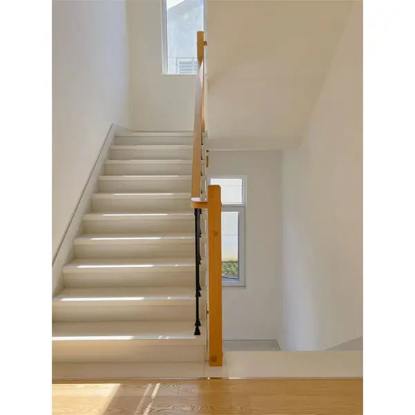 Villa stair railing handrail iron stair railing