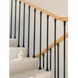 Villa stair railing handrail iron stair railing