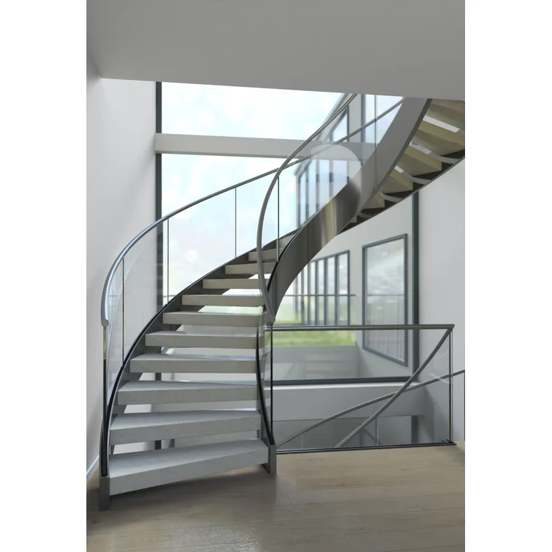 Prefabricated Stairs Outdoor Stairs Spiral Metal Staircase