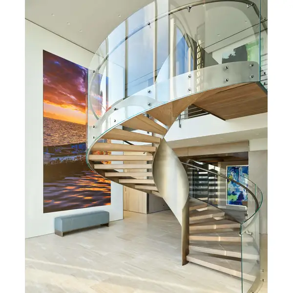 داخلي سلالم دائرية داخلية سلم منحني