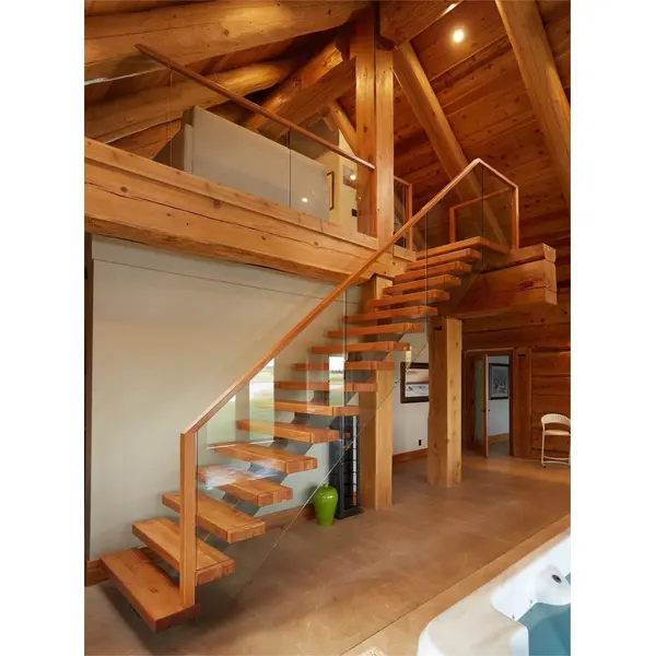 Fohsan factory prefabricated customized mono stringer staircase