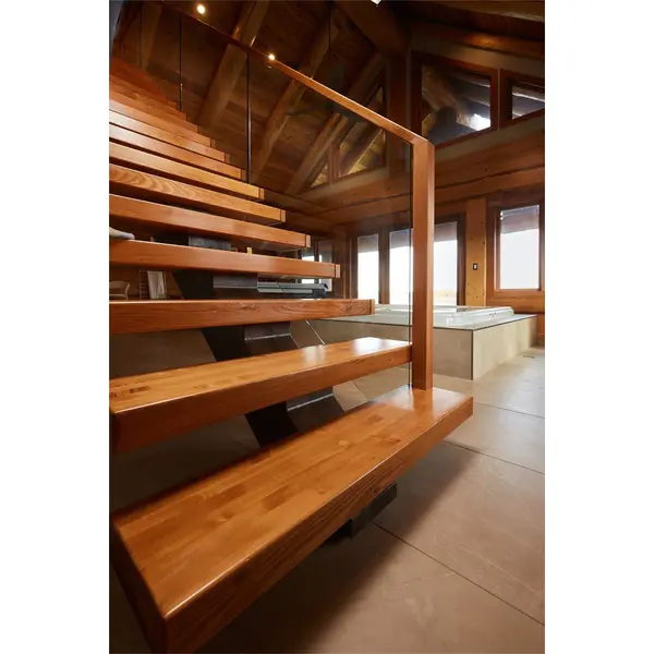 Fohsan factory prefabricated customized mono stringer staircase