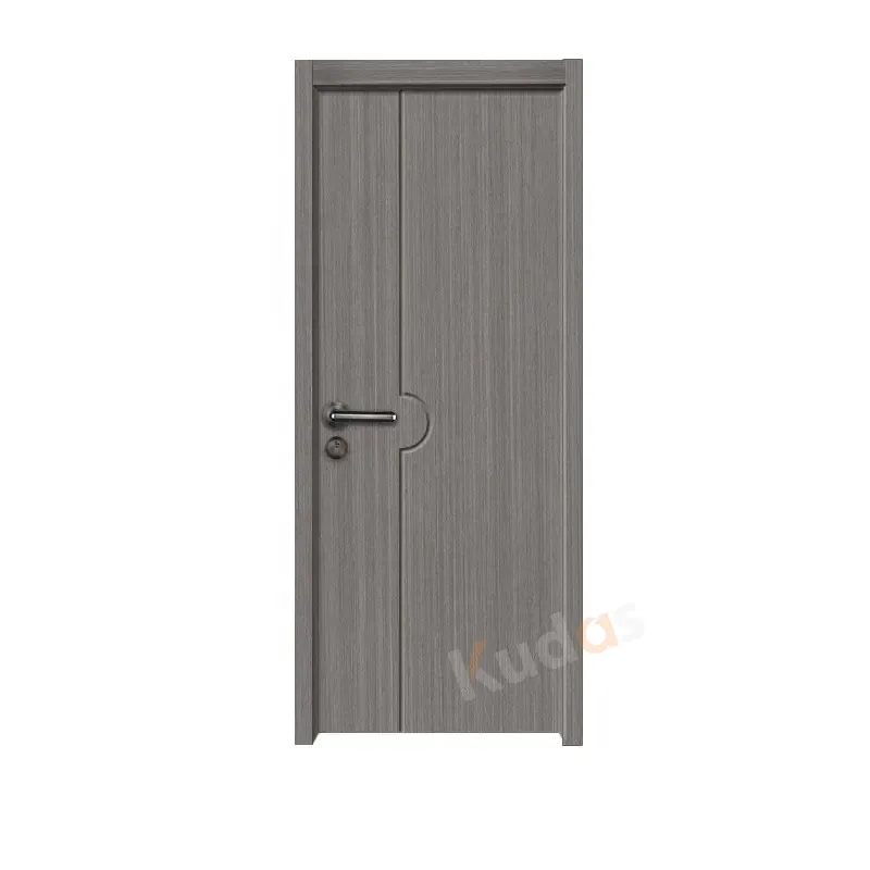 MDF Solid Wood Interior PVC Polymer WPC Skin Wooden Door