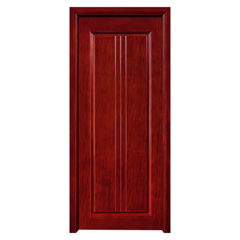 Melamine Veneer Wood Interior Room Wooden Single Leaf Swing Doors