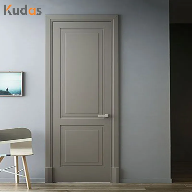 أبواب داخلية خشبية متأرجحة مقاومة للحريق، باب من الخشب الصلب الداخلي