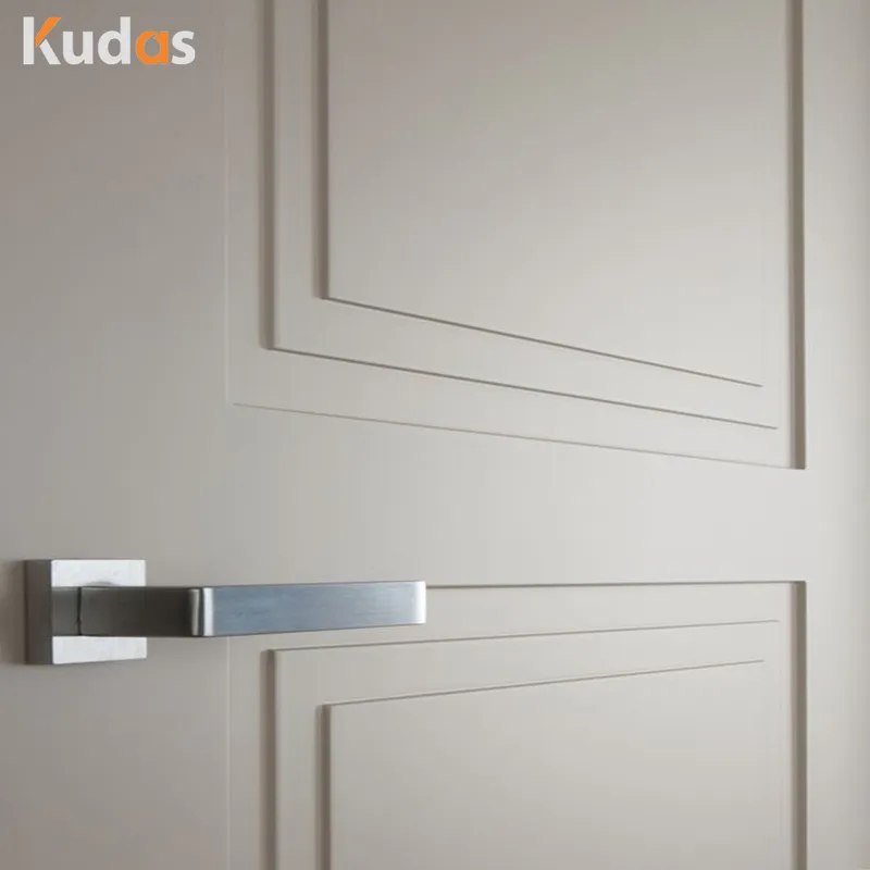 أبواب داخلية خشبية متأرجحة مقاومة للحريق، باب من الخشب الصلب الداخلي