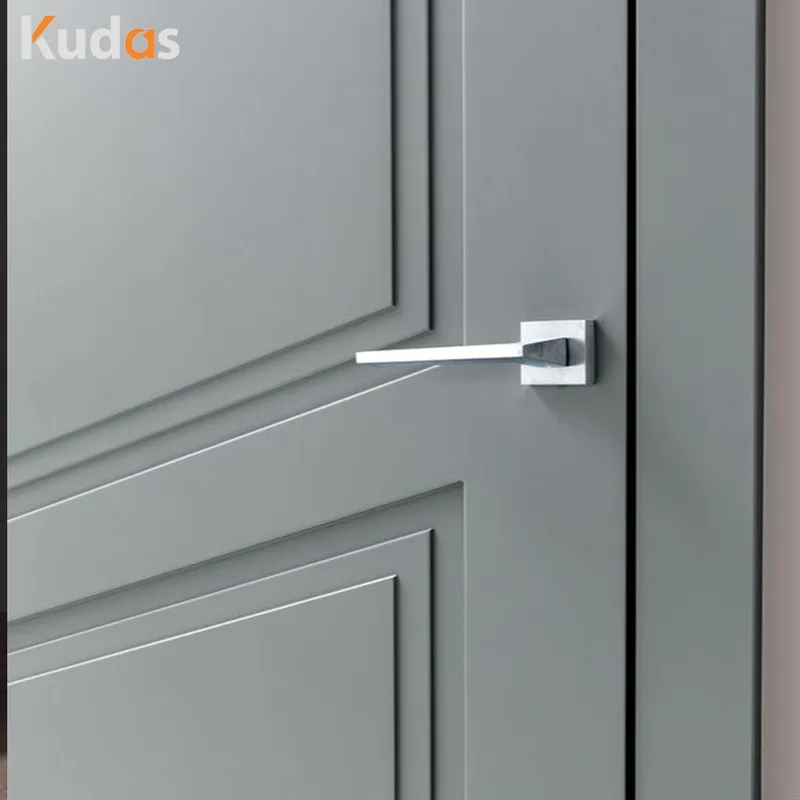 أبواب داخلية خشبية متأرجحة مقاومة للحريق، باب من الخشب الصلب الداخلي