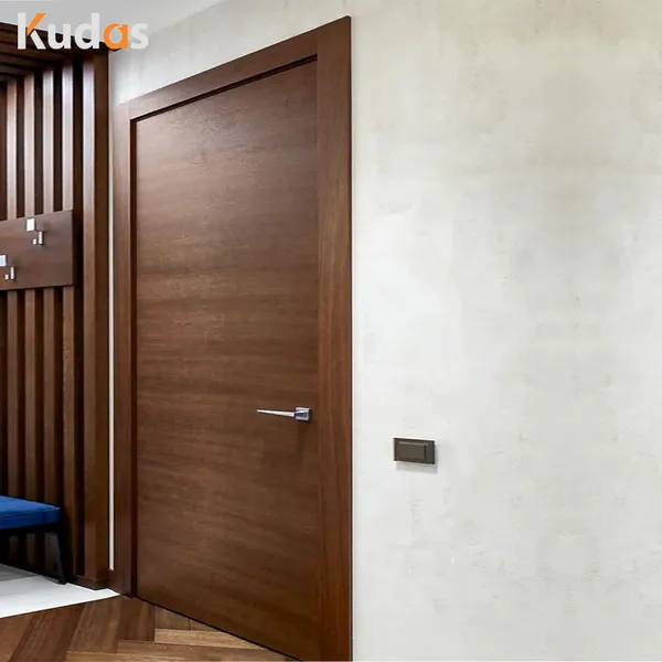 أبواب غرف داخلية فاخرة غرفة نوم باب خشبي من الميلامين للمنزل