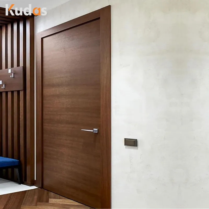 أبواب غرف داخلية فاخرة غرفة نوم باب خشبي من الميلامين للمنزل