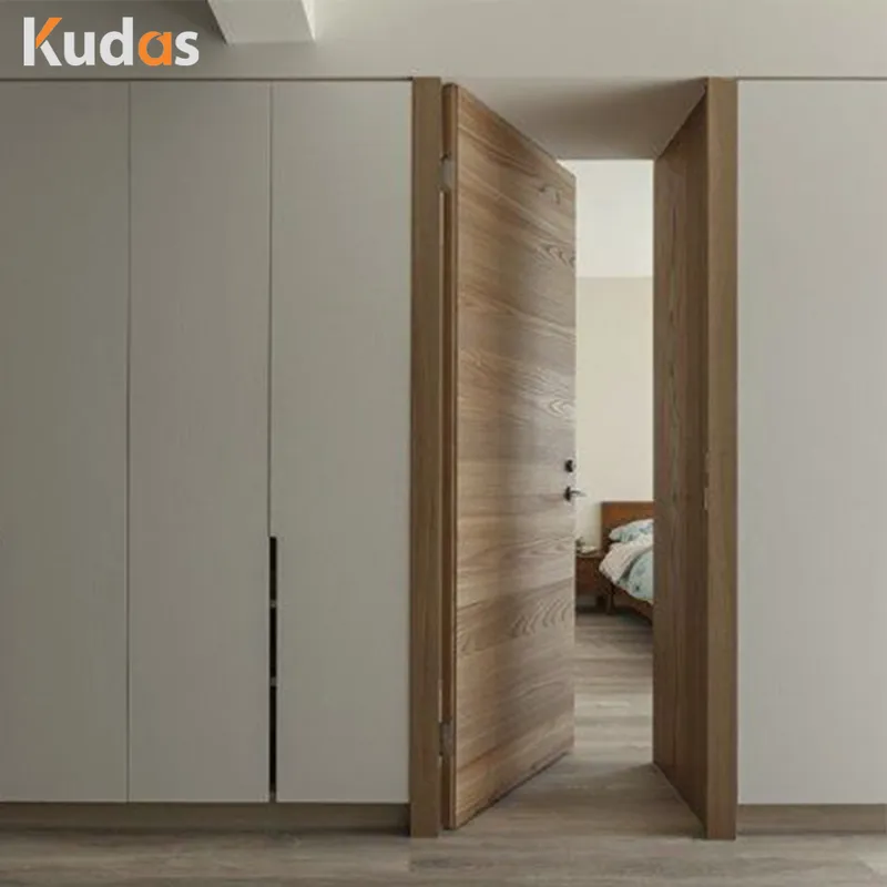 باب مرحاض للحمام مصنوع من خشب إم دي إف داخلي من الشركة المصنعة للمركب