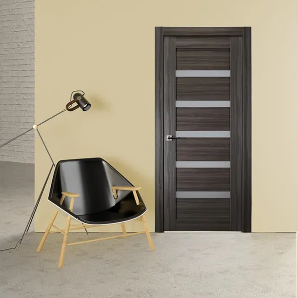 الأبواب الخشبية الداخلية المركبة من الخشب الرقائقي باب خشب الساج للغرفة