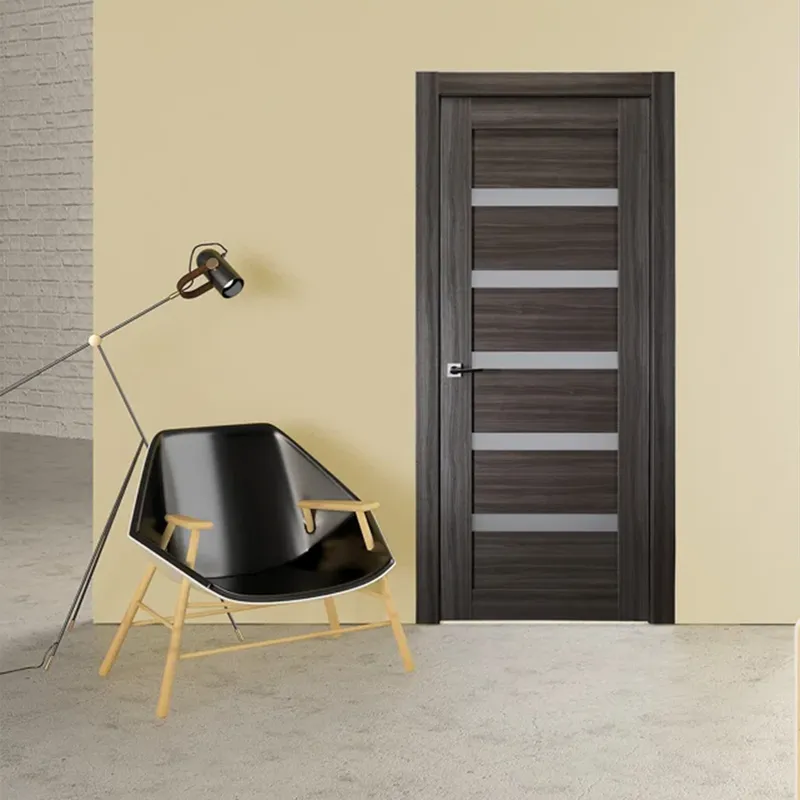 الأبواب الخشبية الداخلية المركبة من الخشب الرقائقي باب خشب الساج للغرفة