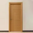 أبواب داخلية بإطارات خارجية وباب خشبي WPC داخلي مُعلق مسبقًا