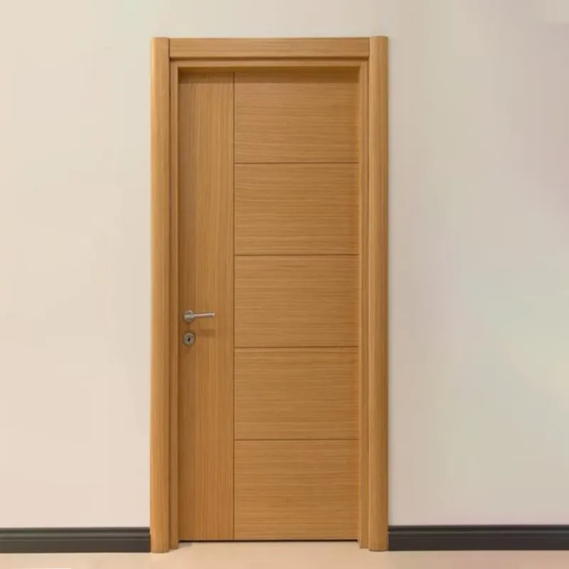أبواب داخلية بإطارات خارجية وباب خشبي WPC داخلي مُعلق مسبقًا