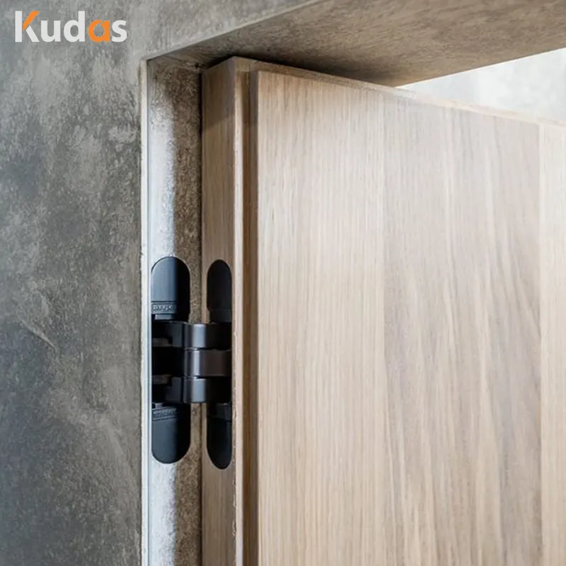 Kudas Factory Designs High Quality Wood Door Pre Hung Modern Interior Door