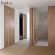 Kudas Factory Designs High Quality Wood Door Pre Hung Modern Interior Door