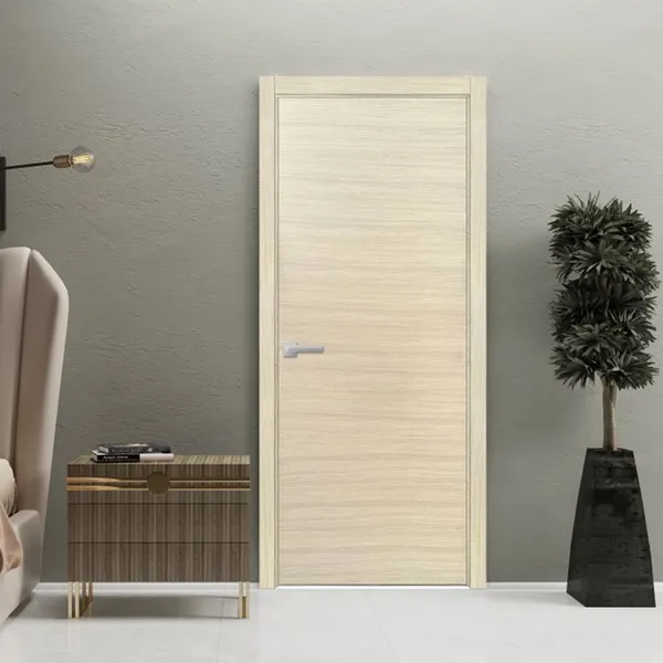 باب PVC من الخشب الصلب الداخلي المتأرجح من المصنع