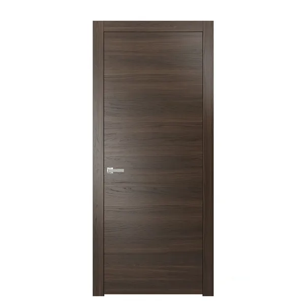 باب PVC من الخشب الصلب الداخلي المتأرجح من المصنع