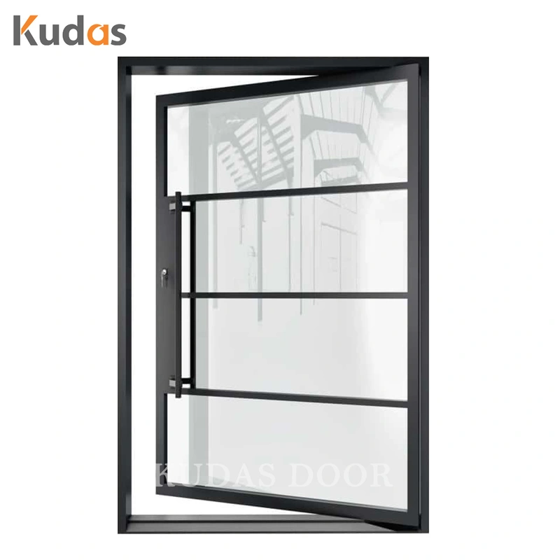 Wholesale Double Wrought Iron Door Cheap Security Entrance Steel Door