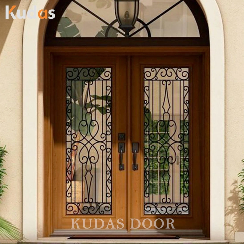 House Front Solid Entry Door Timber Pivot Wood Entrance Entry Door
