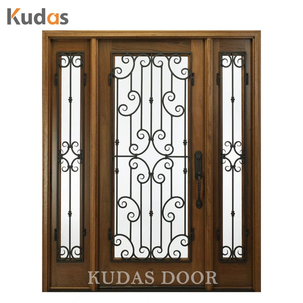 House Front Solid Entry Door Timber Pivot Wood Entrance Entry Door