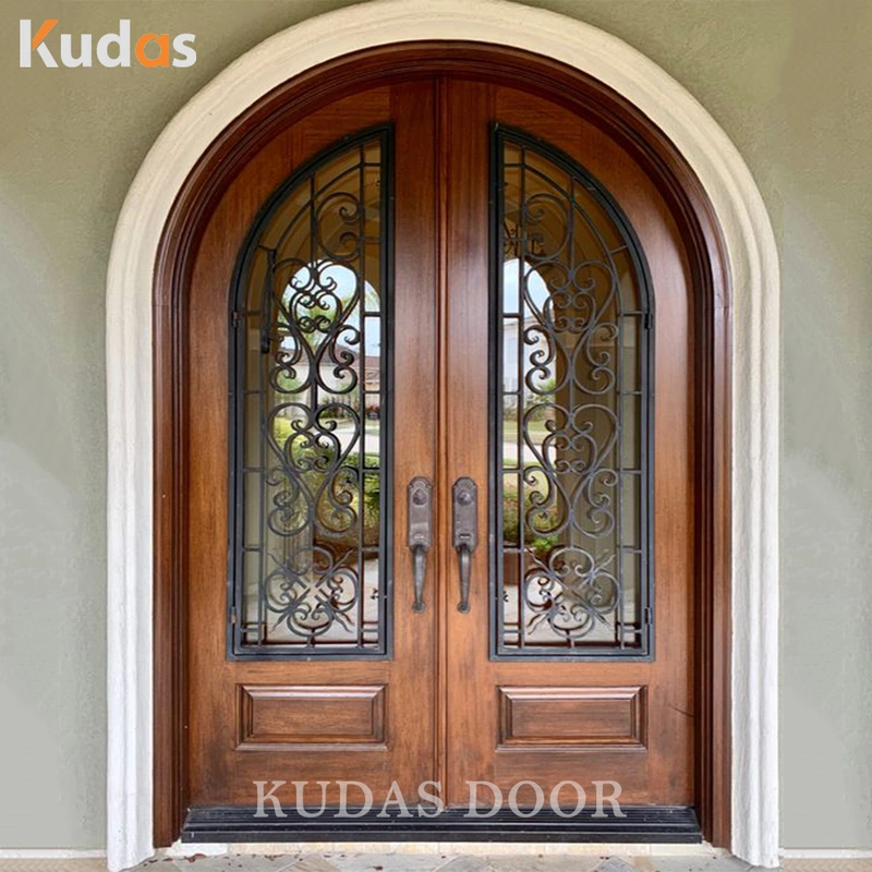 House Front Solid Entry Door Timber Pivot Wood Entrance Entry Door