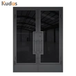 Fluorocarbon Anti Rust Wrought Iron Entry Door with Low E Glass
