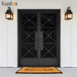 Fluorocarbon Anti Rust Wrought Iron Entry Door with Low E Glass