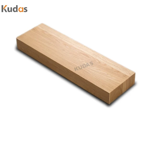 Customized oak wood stair steps parts timber tread for floating stairs