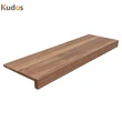 Customized oak wood stair steps parts timber tread for floating stairs