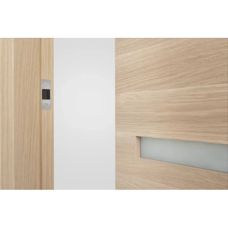 يصمم مصنع kudas بابًا داخليًا من الخشب الأخدود مقاس 6'-8 بوصة  