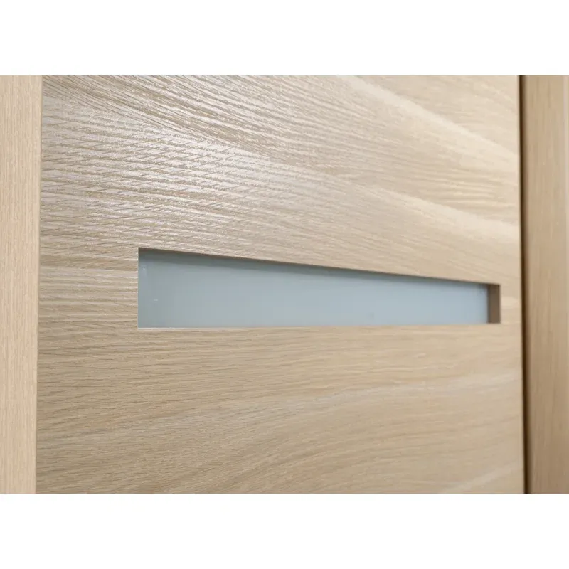 يصمم مصنع kudas بابًا داخليًا من الخشب الأخدود مقاس 6'-8 بوصة  