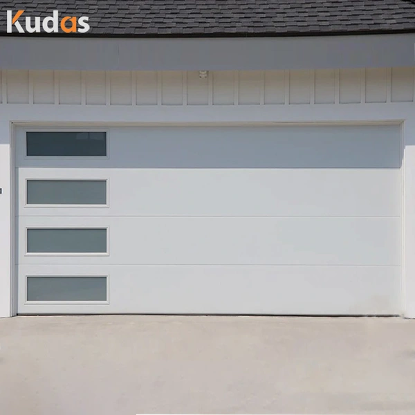 Rolling Portail Automatique Garage Pliable Garage Doors with Windows