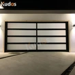 High Quality Automatic Sectional Steel Garage Door with Glass